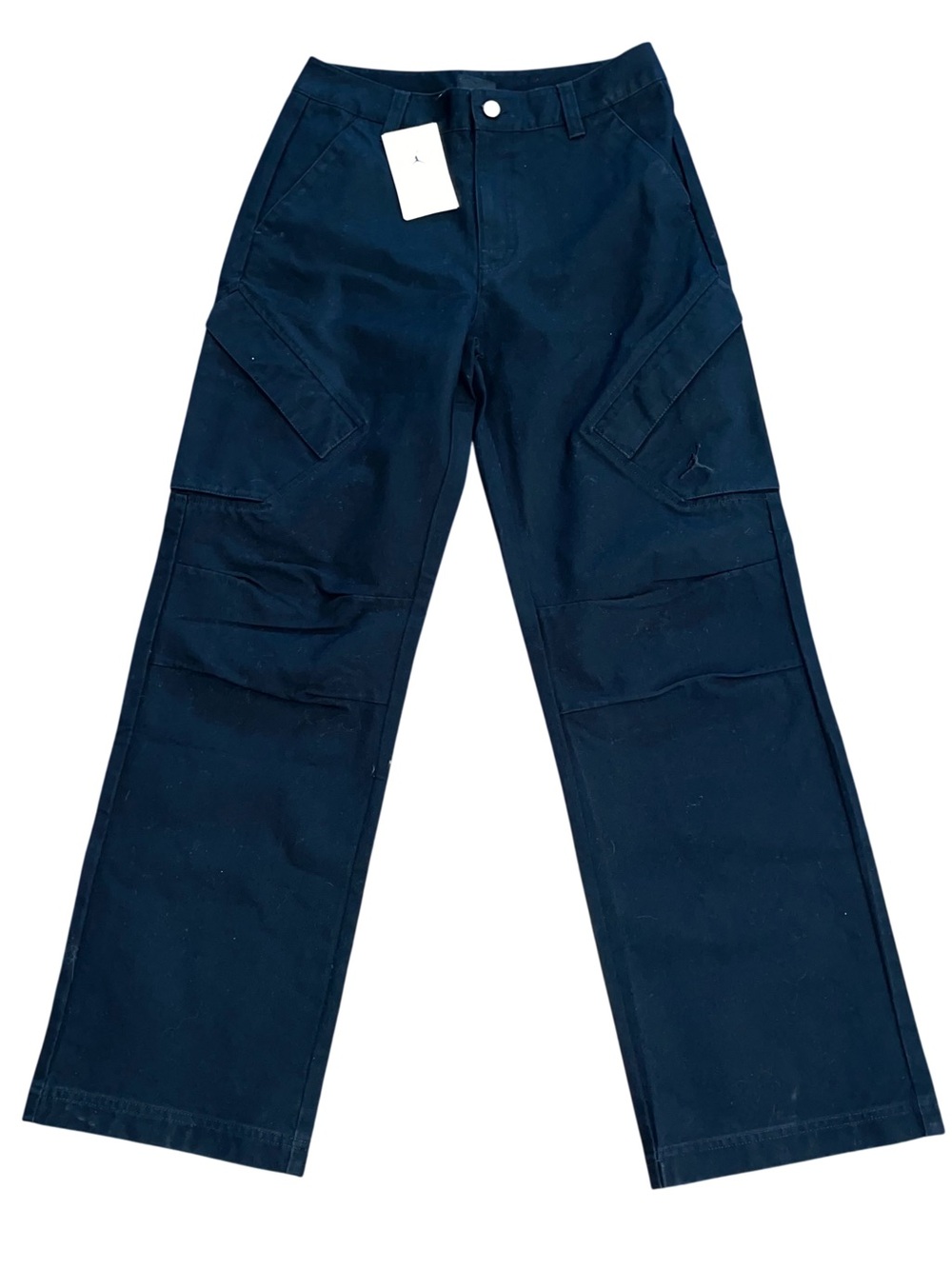 Air Jordan Black Pants Jeans Wide Leg Sir Pockets Small FV097-010 NWT